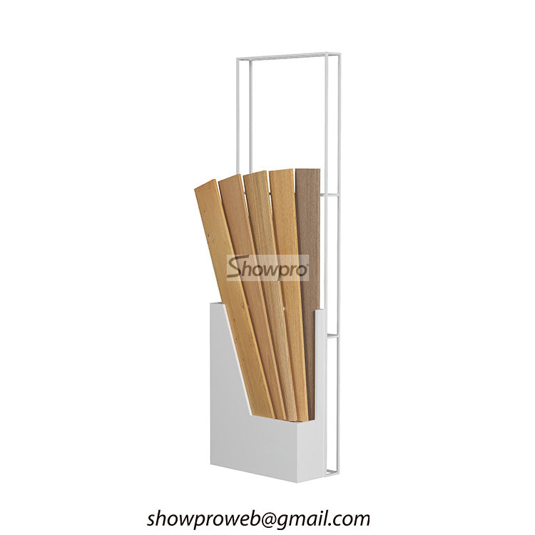 wooden floor samples display stand for showrooms