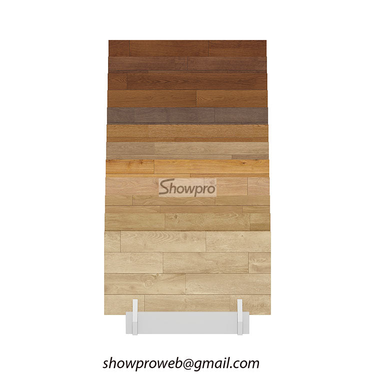flooring display stand wooden tiles display rack