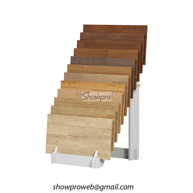 flooring display stand wooden tiles display rack