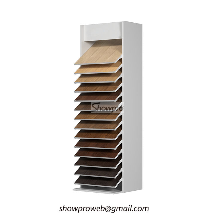 High-quality timber flooring display racks for sale