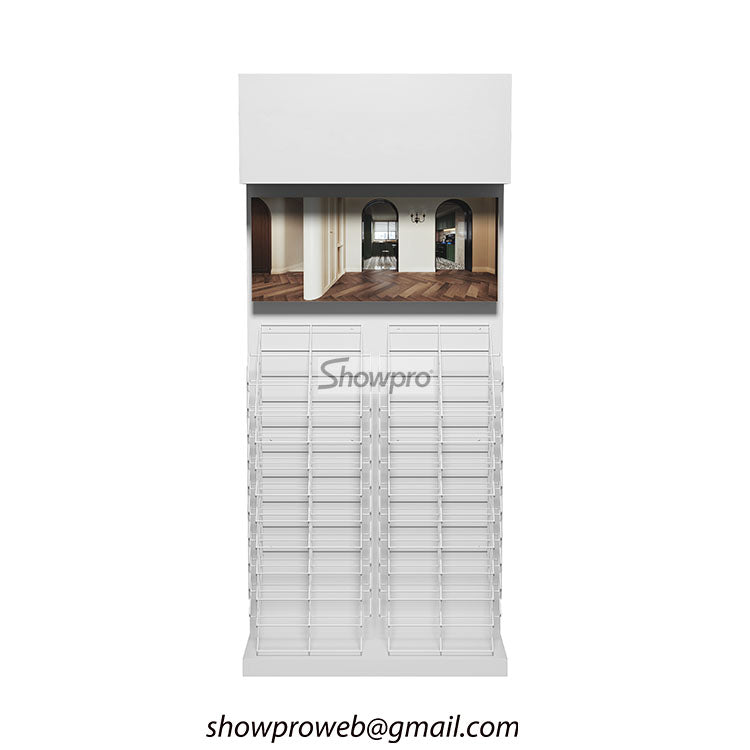 Wooden flooring display stand hardwood displays