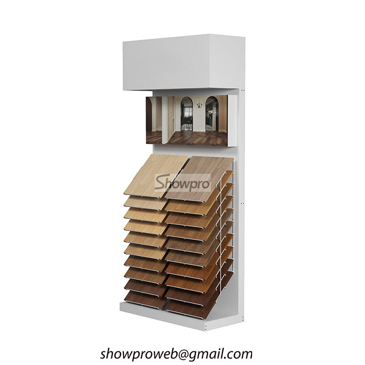 Wooden flooring display stand hardwood displays