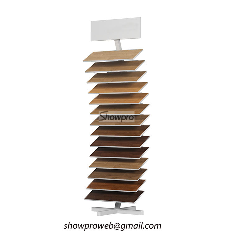 timber floor display stand wood display stand