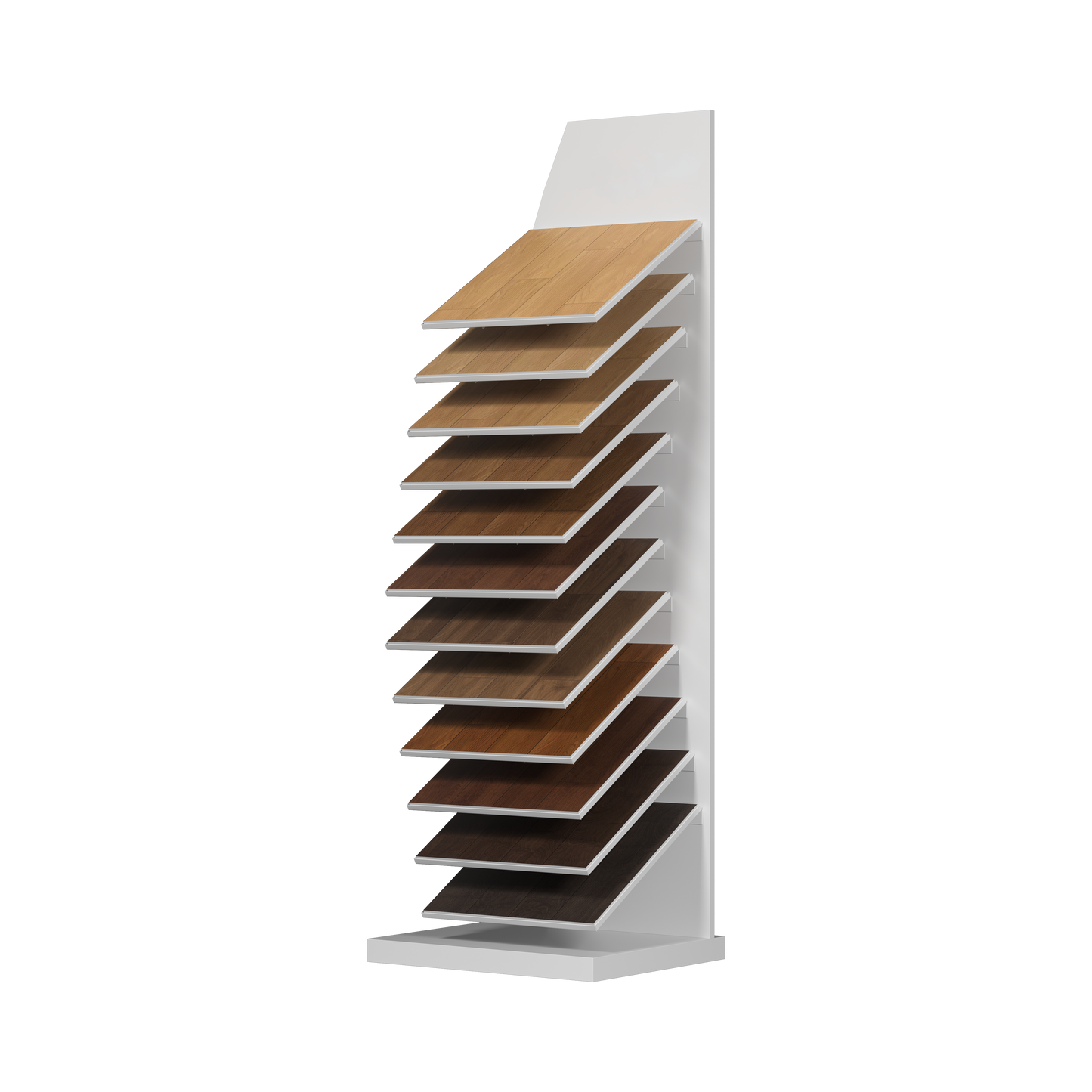 Laminate display stands timber flooring display rack