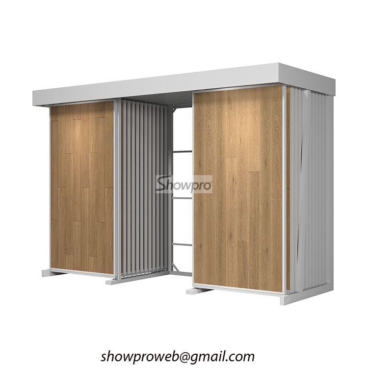 wood flooring sliding display stand wood display ideas