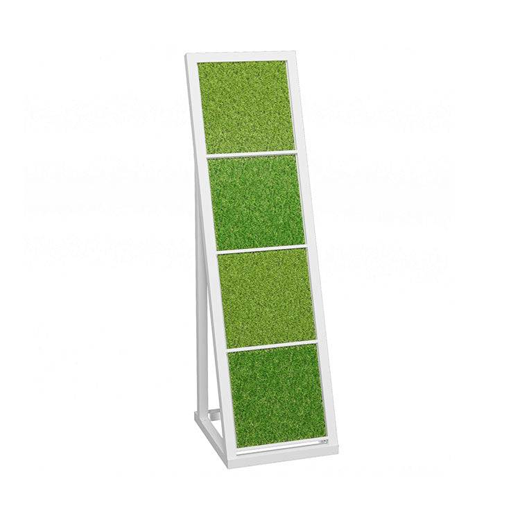 Grass sample shelf metal artificial grass stand
