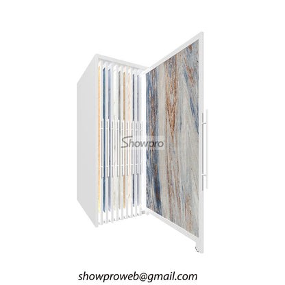 Multi-layer sliding ceramic tile exhibition rack