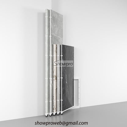 porcelain tiles display stand granite sample display racks