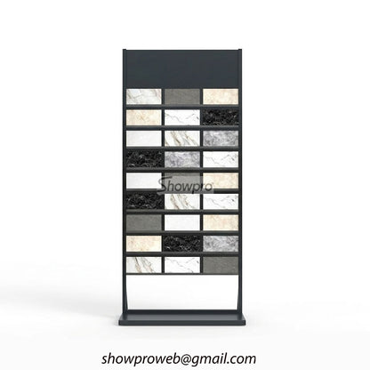 Display stands for 10x20 porcelain tile samples