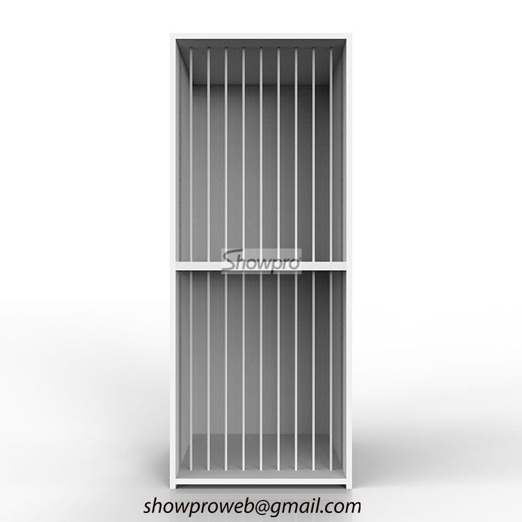 Hardwood tiles display cabinet for retailers