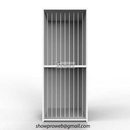 Hardwood tiles display cabinet for retailers