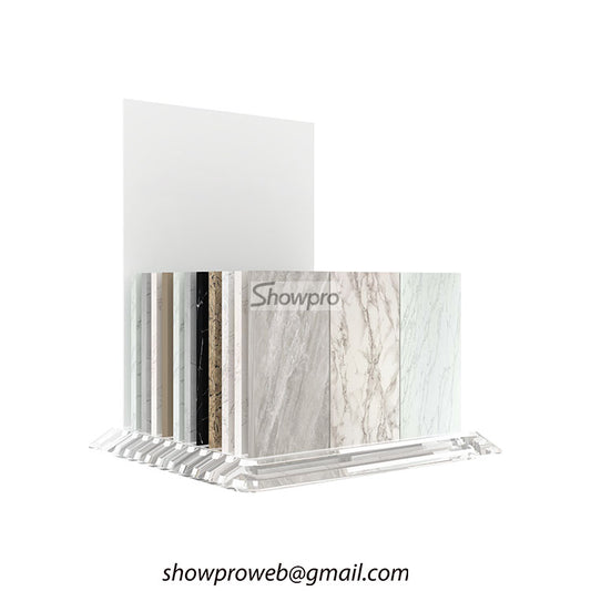 Showroom countertop display for tile samples