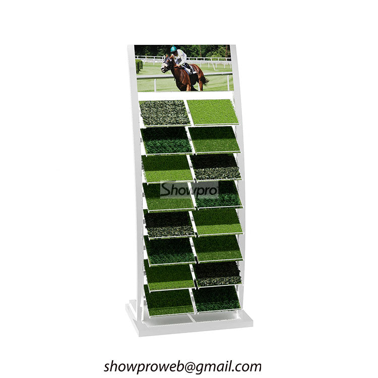 artificial turf display stand
