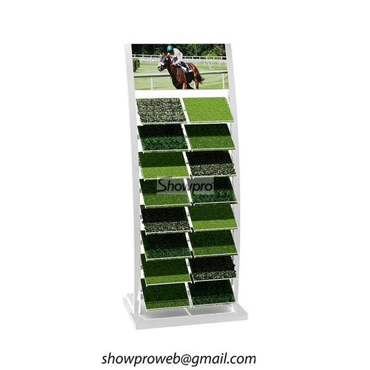 artificial turf display stand
