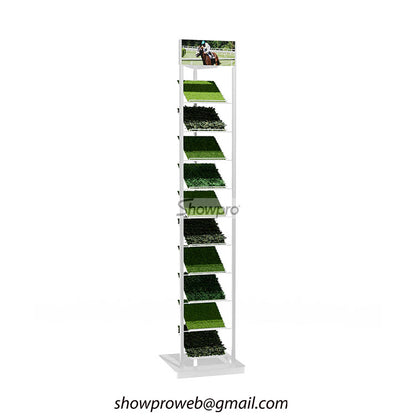artificial turf display stand