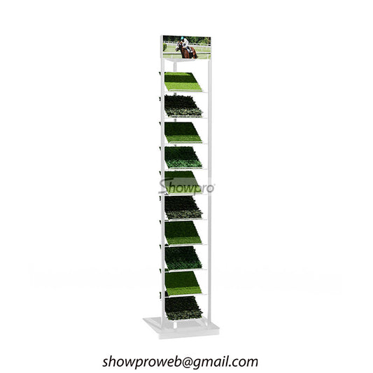 artificial turf display stand