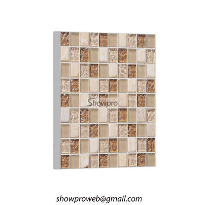 Mosaic samples wall-mounted display stand