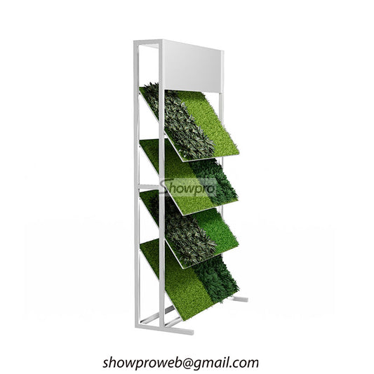 artificial grass display stand