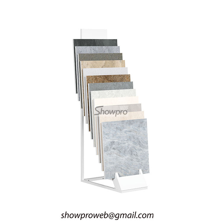 Customizable tile display for different tile thicknesses