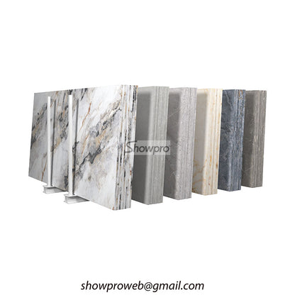 marble stone storage rack granite display stand