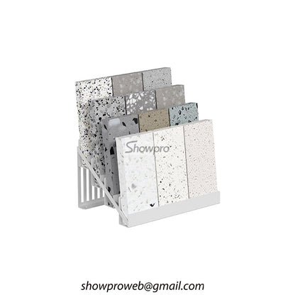 Countertop display stand for granite stone samples