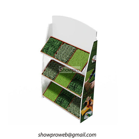 metal display stand for artificial grass