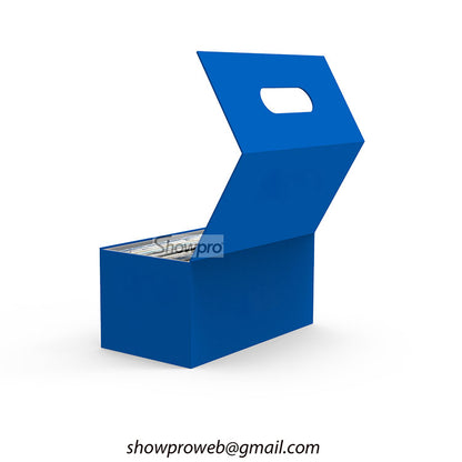 Caja de cartón para muestras de granito y de mármol