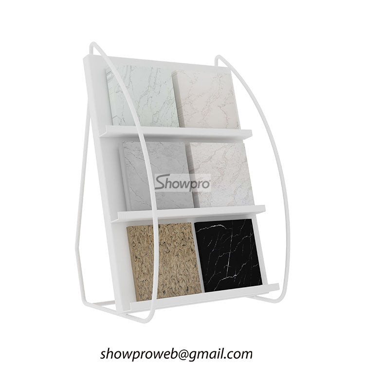 Affordable floor standing tile sample displays