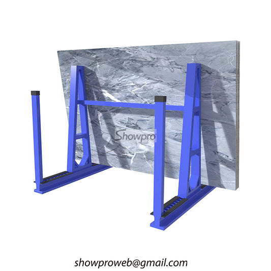 heavy duty granite slab display rack for showrooms