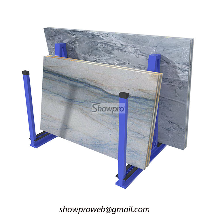 heavy duty granite slab display rack for showrooms
