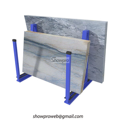heavy duty granite slab display rack for showrooms