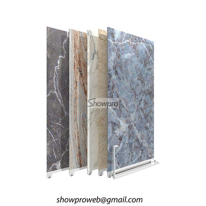 Sliding display rack for 600x1200mm tiles