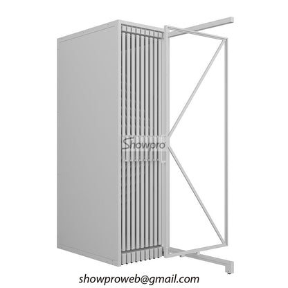 porcelain tiles pull out display stand granite display rack