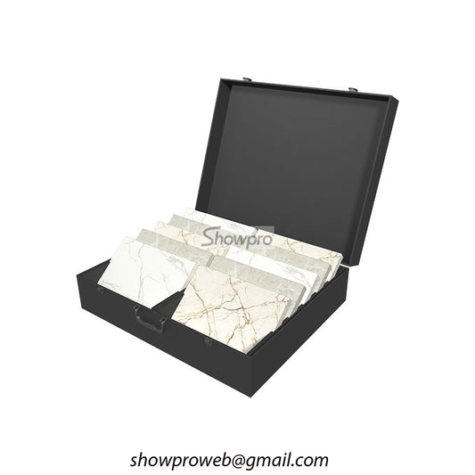 tile sample suitcase