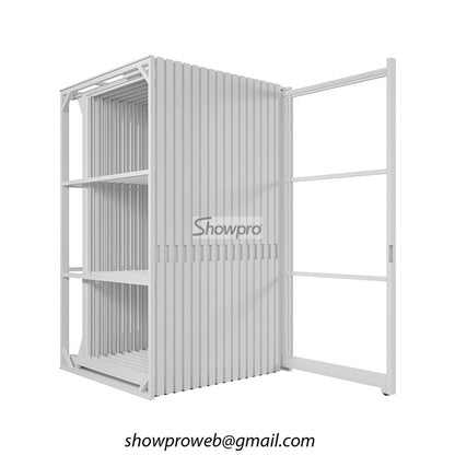 marble slab stand quartz sample display ideas