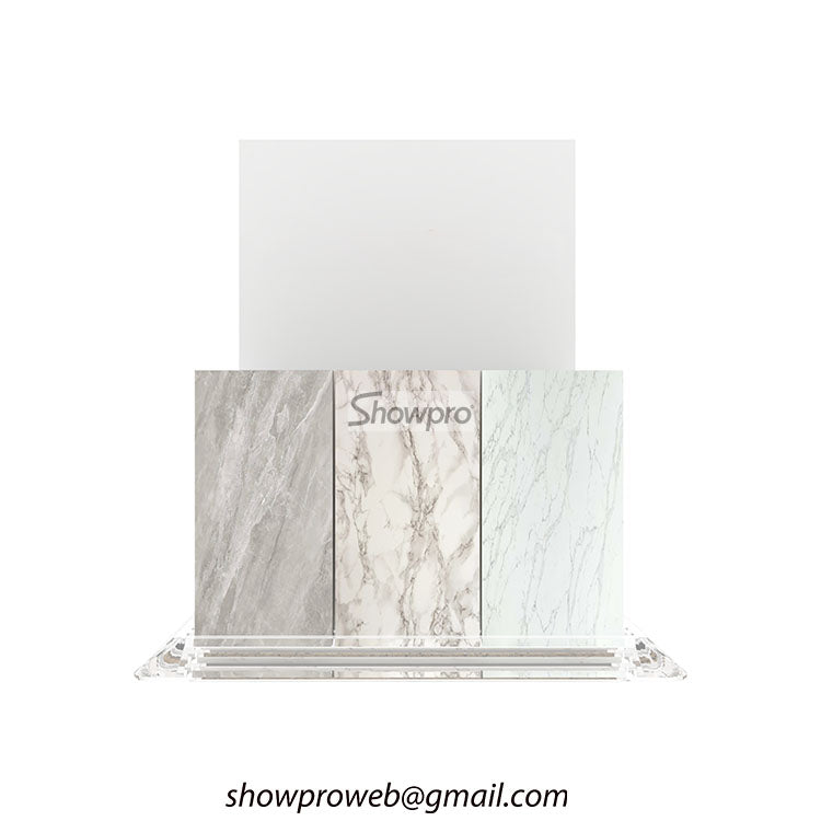 Showroom countertop display for tile samples