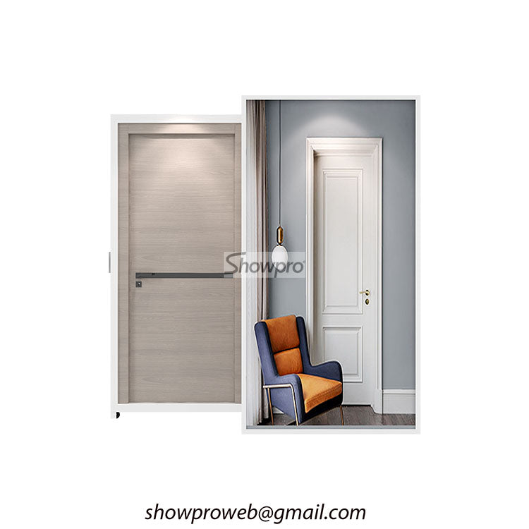Metal display stand for sample doors