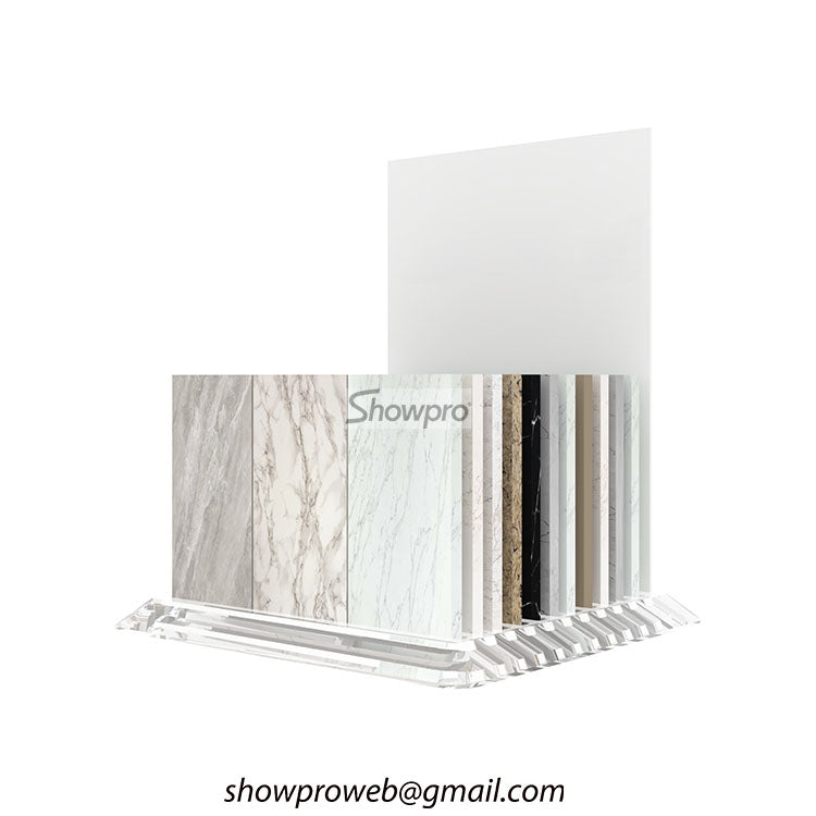 Showroom countertop display for tile samples