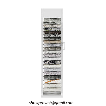 Custom quartz sample display for showroom