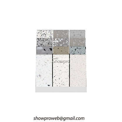 Countertop display stand for granite stone samples