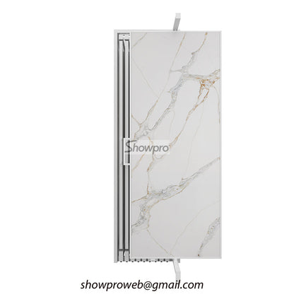 porcelain tiles pull out display stand granite display rack