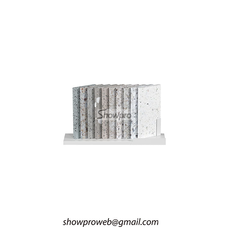 Multi-slot countertop tile sample holders