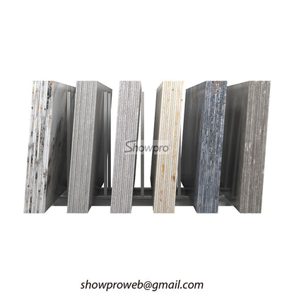 marble stone storage rack granite display stand