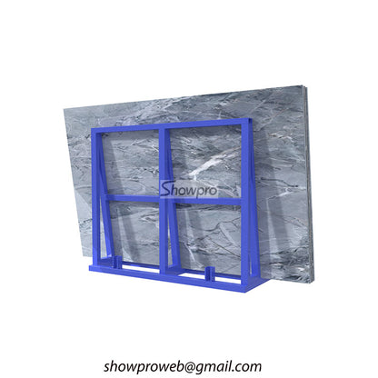 freestanding natural stone slab exhibition racks