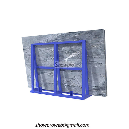 freestanding natural stone slab exhibition racks