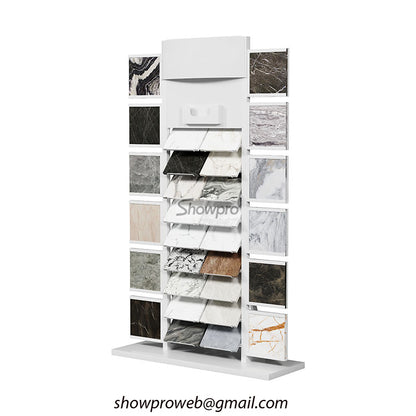 quartz sample display stand tiles display rack