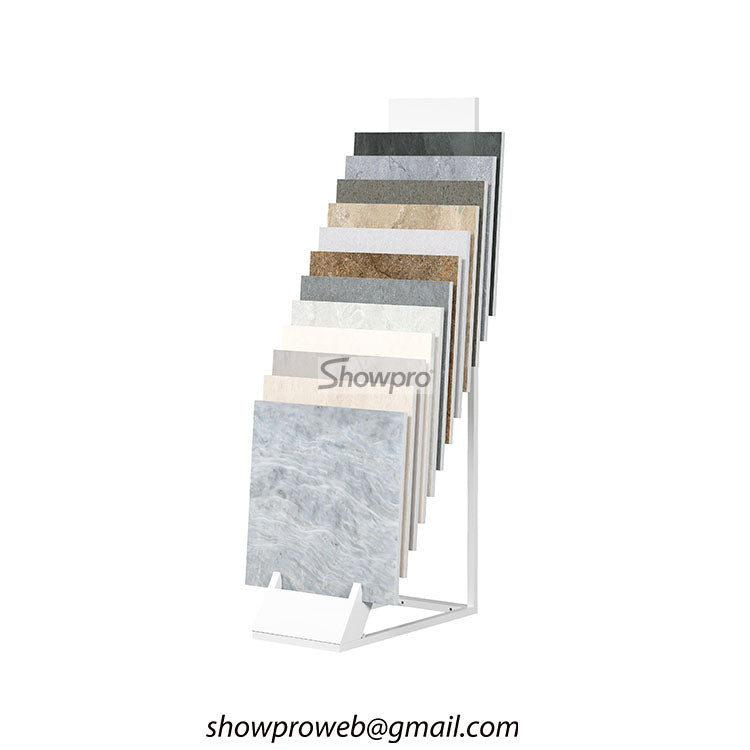 Customizable tile display for different tile thicknesses