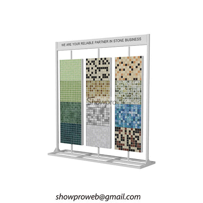 Wholesale 360 degree rotating mosaic tile display rack