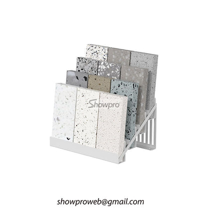 Countertop display stand for granite stone samples