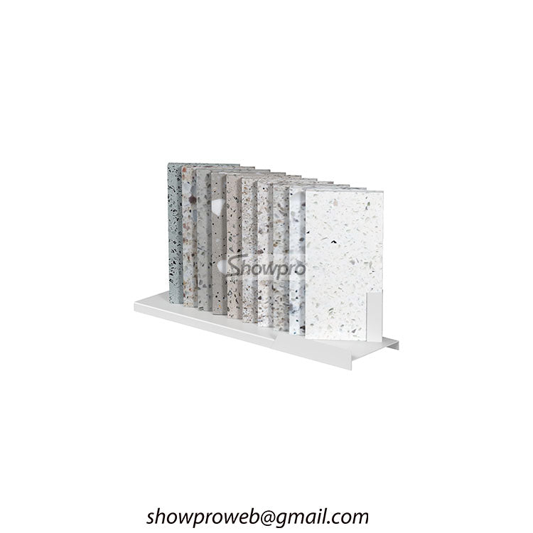 Multi-slot countertop tile sample holders